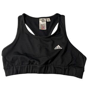 Adidas Black Performance Sports Bra, L